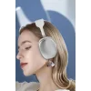 P9 Plus Kablosuz Kulak Üstü Bluetooth Kulaklık Beyaz Yüksek Ses Kaliteli