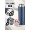 Paslanmaz Çelik 3’lü Termos Seti Vakumlu ve 8 Saat Isı Koruma