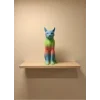 Pastel Rainbow Kedi Figürü Masa ve Raf Üstü Ev Dekorasyonu