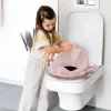 Pembe Kulplu Çocuk Klozet Adaptörü