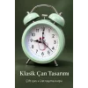 Pilli Çalar Saat Çift Çanlı Klasik Masaüstü Tasarım