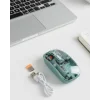 Pilli Kablosuz Mouse Bluetooth ve USB Uyumlu Sessiz Tıklama