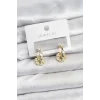 Pirinç Gold Renk Kadın Göçmen Küpe