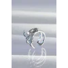 Pirinç Gümüş Renk İncili Ahtapot Earcuff Küpe