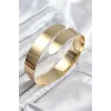 Pirinç Sarmal Model Gold Renk Pazu Bileklik