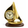 Pirinç Yelkenli Gemi Masa Saati