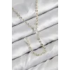 Pirinç Zirkon Taşlı Gold Renk Kadın Y Kolye