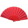 Plastik Kumaş Yelpaze 12li Kırmızı