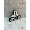 PlayStation 5 Logo Duvar Dekoru Minimal Tasarım 16×12 cm
