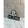 PlayStation 5 Logo Duvar Dekoru Minimal Tasarım 16×12 cm