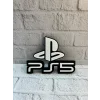 PlayStation 5 Logo Duvar Dekoru Minimal Tasarım 16×12 cm