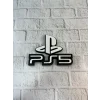 PlayStation 5 Logo Duvar Dekoru Minimal Tasarım 16×12 cm