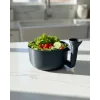 Pratik Sebze Yıkayıcı Süzgeçli Hazneli Ergonomik Saplı Mutfak Yardımcısı