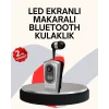 Profesyonel Bluetooth Kulaklık – Klipsli Titreşimli Dijital Göstergeli