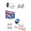 Projeksiyon Cihazı Video Oyun Konsolu Projektör Taşınabilir Ayaklı Çift Kollu 4K Çözünürlüklü