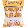 Pudding Peluş Yastık - 8 Mini Peluş - Oyuncaklı Yastık