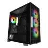 RAMPAGE AZZA V2 TEMPERLİ CAM Siyah ARGB FAN+TYPE-C ATX MİD-T GAMING KASA