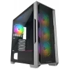 RAMPAGE RADIANT V1 TEMPERLİ CAM+MESH 4xARGB FAN+HUB E-ATX EXCLUSIVE GAMING KASA SIYAH