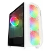 RAMPAGE ZUKO 600W 80+ Mesh Panel 4x RAINBOW 14CM FANLI GAMING ATX KASA BEYAZ