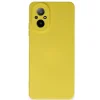 Realme 12 Lite Kılıf Nano İçi Kadife Silikon - Sarı
