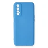 Realme 7 Kılıf Nano İçi Kadife Silikon - Mavi