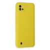 Realme C11 2021 Kılıf Nano İçi Kadife Silikon - Sarı