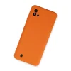 Realme C11 2021 Kılıf Nano İçi Kadife Silikon - Turuncu
