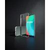 Realme C15 Kılıf Lüx Şeffaf Silikon - Şeffaf