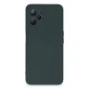Realme C35 Kılıf Nano İçi Kadife Silikon - Koyu Yeşil
