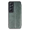 Realme C65 Kılıf Flip Cover - Koyu Yeşil