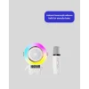 Renkli Işıklı Astronot Mini Bluetooth Speaker ve Karaoke Mikrofon