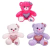Renkli Sevimli Peluş Ayıcık 26 cm.  1 Adet Fiyatıdır