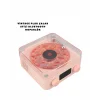 Retro Bluetooth Hoparlör PEMBE