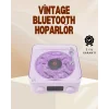 Retro Pikap Hoparlör – Şarjlı Kablosuz Projektör ve Gece Lambası