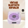 Retro Pikap Hoparlör – Şarjlı Kablosuz Projektör ve Gece Lambası