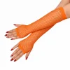 Retro Turuncu File Parmaksız Eldiven 26 cm