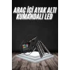 RGB Işıklı Araç İçi Aydınlatma Kumandalı 12li Led Işık Renk Değiştirebilen