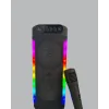 RGB Işıklı Çift Hoparlörlü Taşınabilir Bluetooth Speaker ve Mikrofon