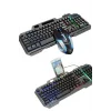 RGB Işıklı Gaming Oyuncu Klavye Q Klavye Mouse Hediyeli