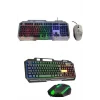 RGB Işıklı Gaming Oyuncu Klavye Q Klavye Mouse Hediyeli