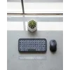 RGB Işıklı Kablosuz Mini Klavye 10 mm İnce Gövde