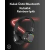 RGB Işıklı Katlanabilir Bluetooth 5.3 Kulak Üstü Kulaklık