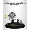 Ritme Duyarlı LED Disko Topu – Renkli Işık Gösterili Parti Lambası