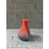 Romantik Kalp Figürlü Süslük Vazo Modern Tasarım 15 cm