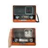 Saatli Fenerli Bluetooth Nostaljik Radyo AUX SD USB Girişli Bluetooth Hoparlör