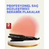 Saç Düzleştirici Seramik Plakalı 230C Hızlı Isınma 360° Kablo