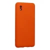 Samsung Galaxy A01 Core Kılıf Nano İçi Kadife Silikon - Turuncu