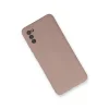 Samsung Galaxy A03s Kılıf Nano İçi Kadife Silikon - Pudra