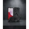 Samsung Galaxy A04S Kılıf Sofya Yüzüklü Silikon Kapak - Siyah