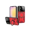 Samsung Galaxy A05s Kılıf Joy Lens Standlı Kapak - Kırmızı
